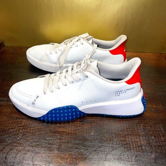 G/fore Other - Golf G/Fore X Pinehurst G.112 White Blue Red Golfing Waterproof Shoe Sz 7.5